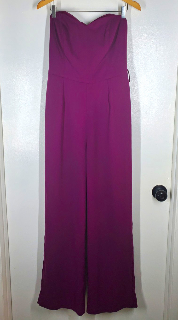 NWT Lilly Pulitzer Rosalie Strapless Sweetheart Wide-Leg Jumpsuit, No Belt, Sz 6